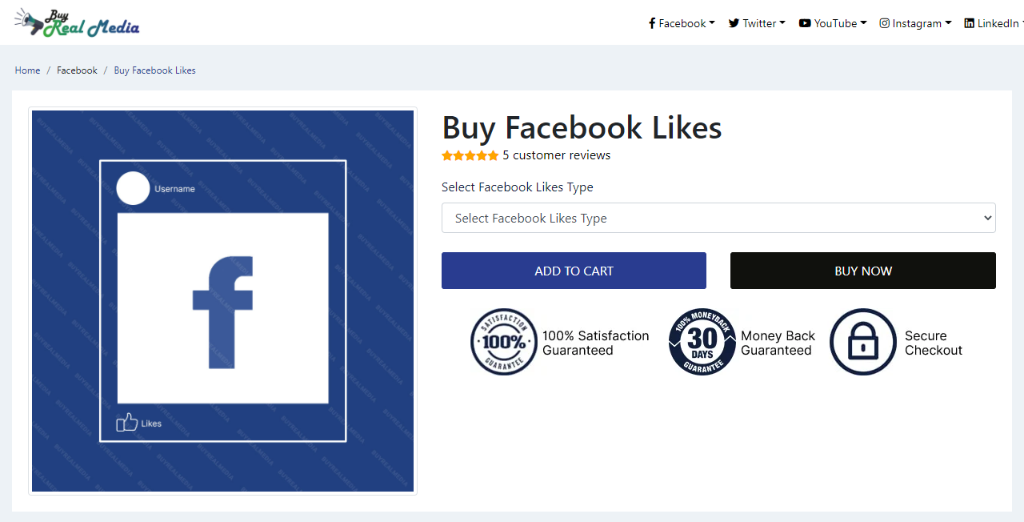 Buy Real Media Facebook Likes