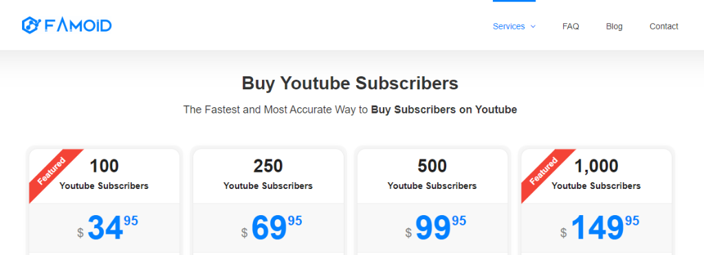 Famoid Buy Youtube Subscribers