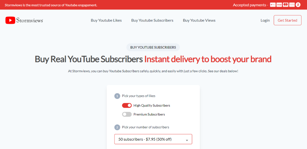 StormViews Buy YouTube Subscribers
