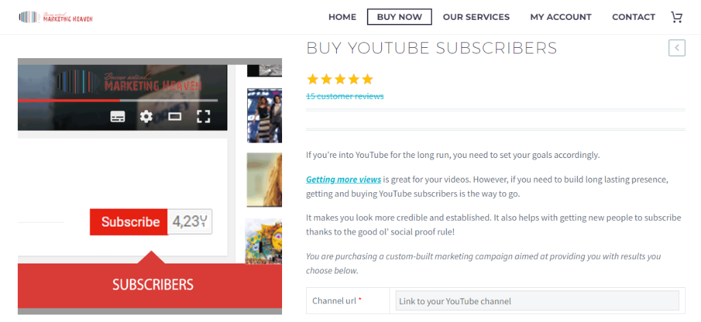 The Marketing Heaven Buy Youtube Subscribers