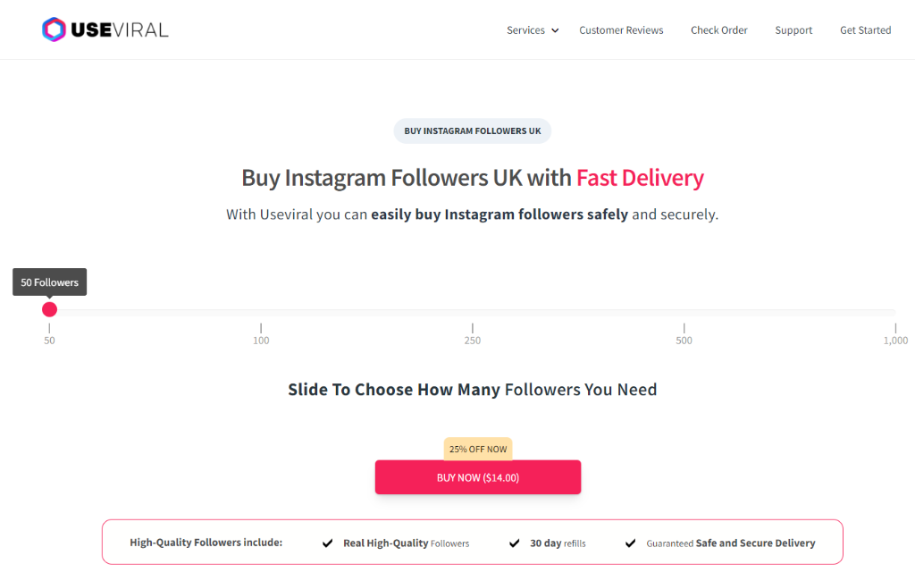 UseViral Buy Instagram Followers UK