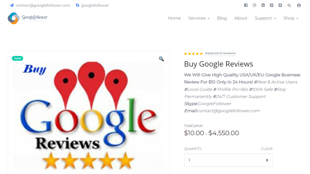 Google Follower Buy Google reviews