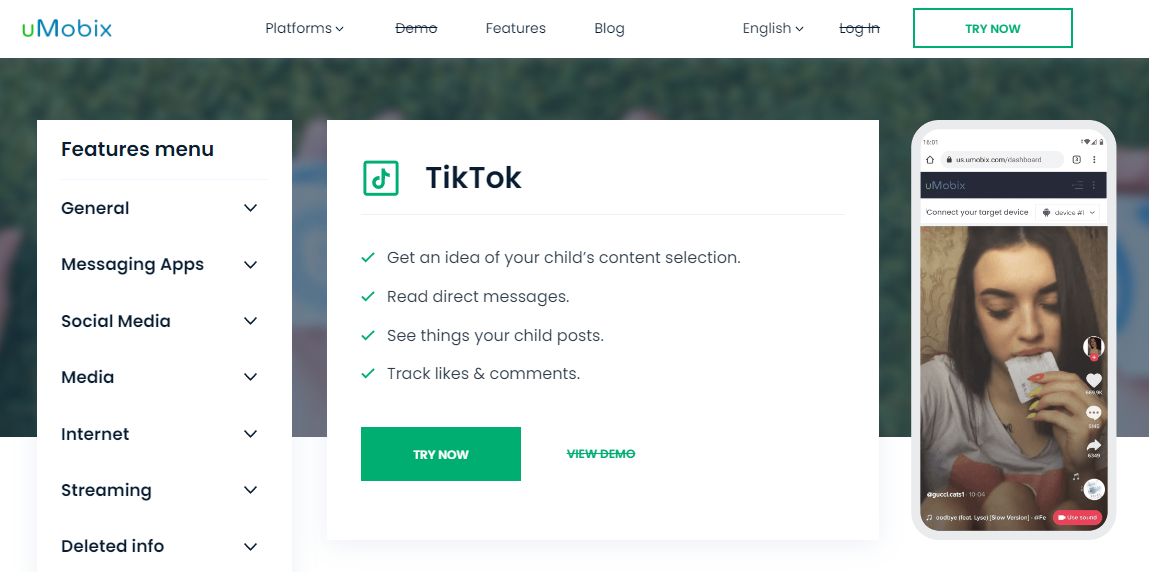 uMobix TikTok Hacking App